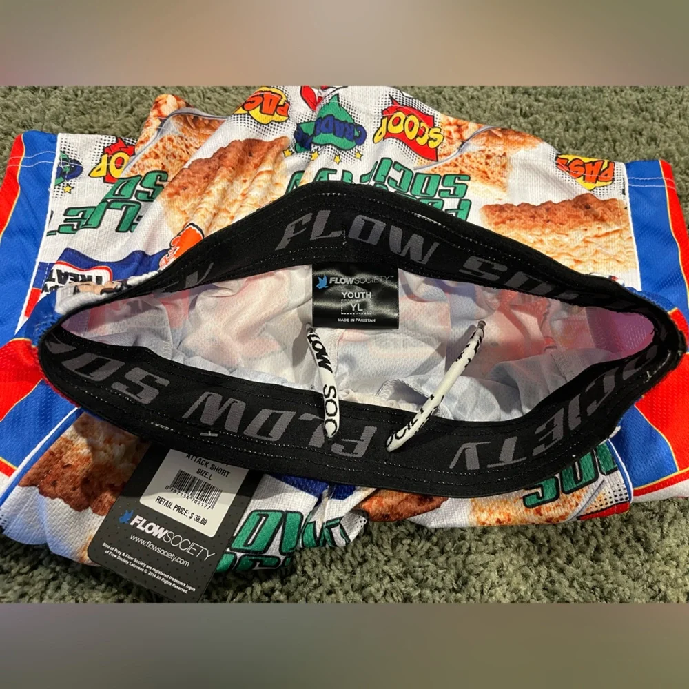 ‼️NEW-Boys Flow Society Lacrosse Shorts-YL - Picture 6 of 10